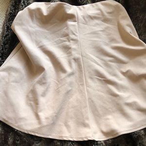 Nude a line skirt